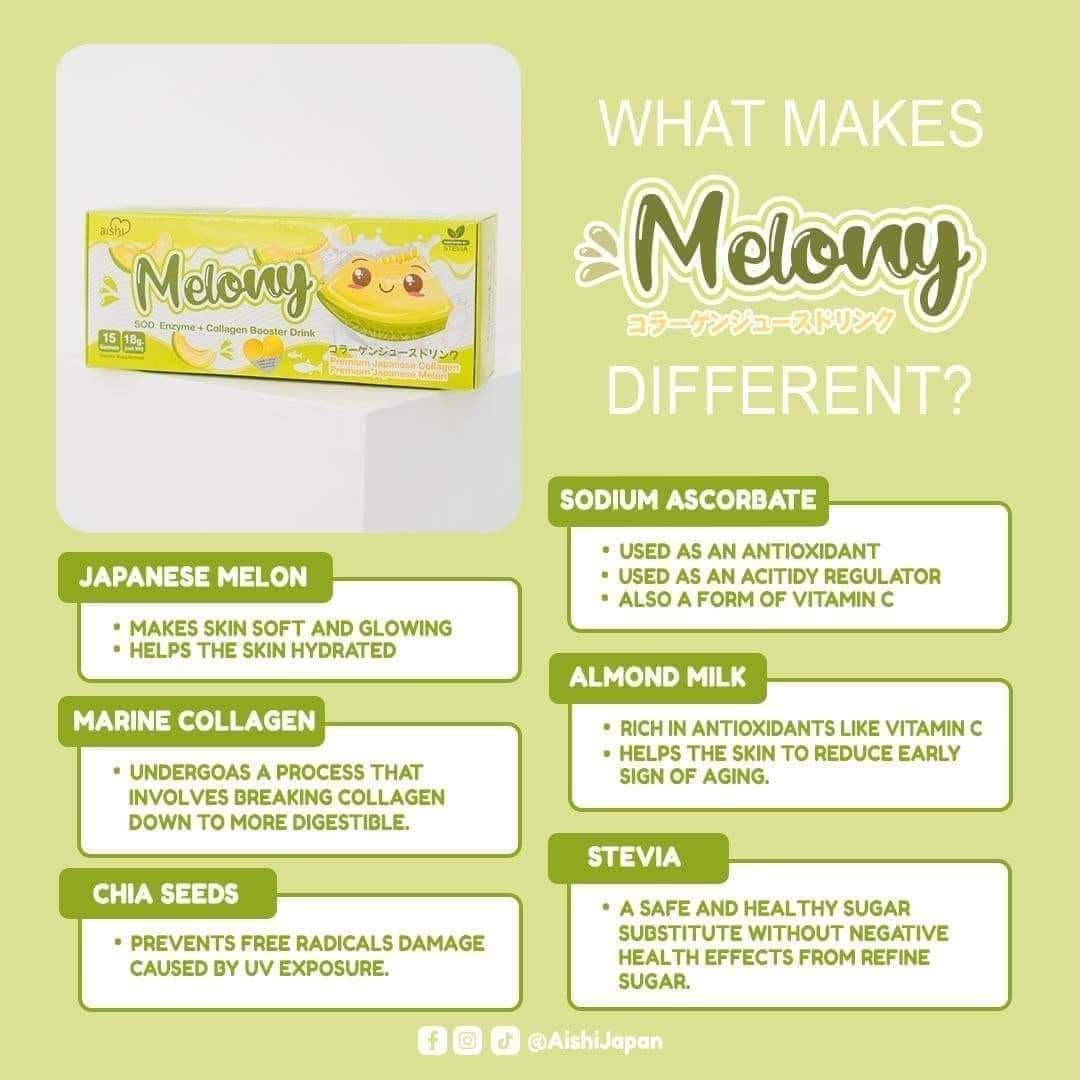 Aishi Thaikyo Melony Collagen Booster Drink 15 Sachets