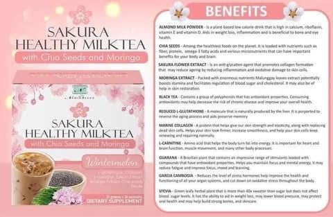 NAMIROSEUS Sakura Milk Tea