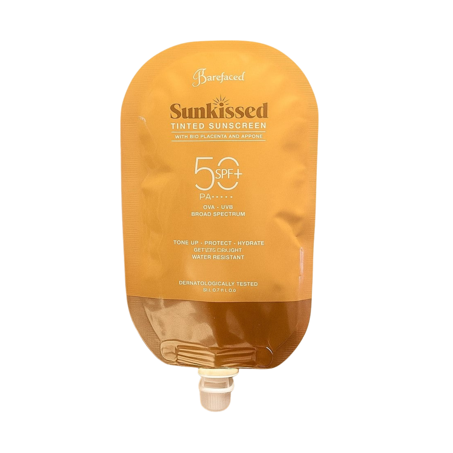 Barefaced Sunkissed Try-Me Pouch TINTED Sunscreen SPF 50 PA++++, 20g