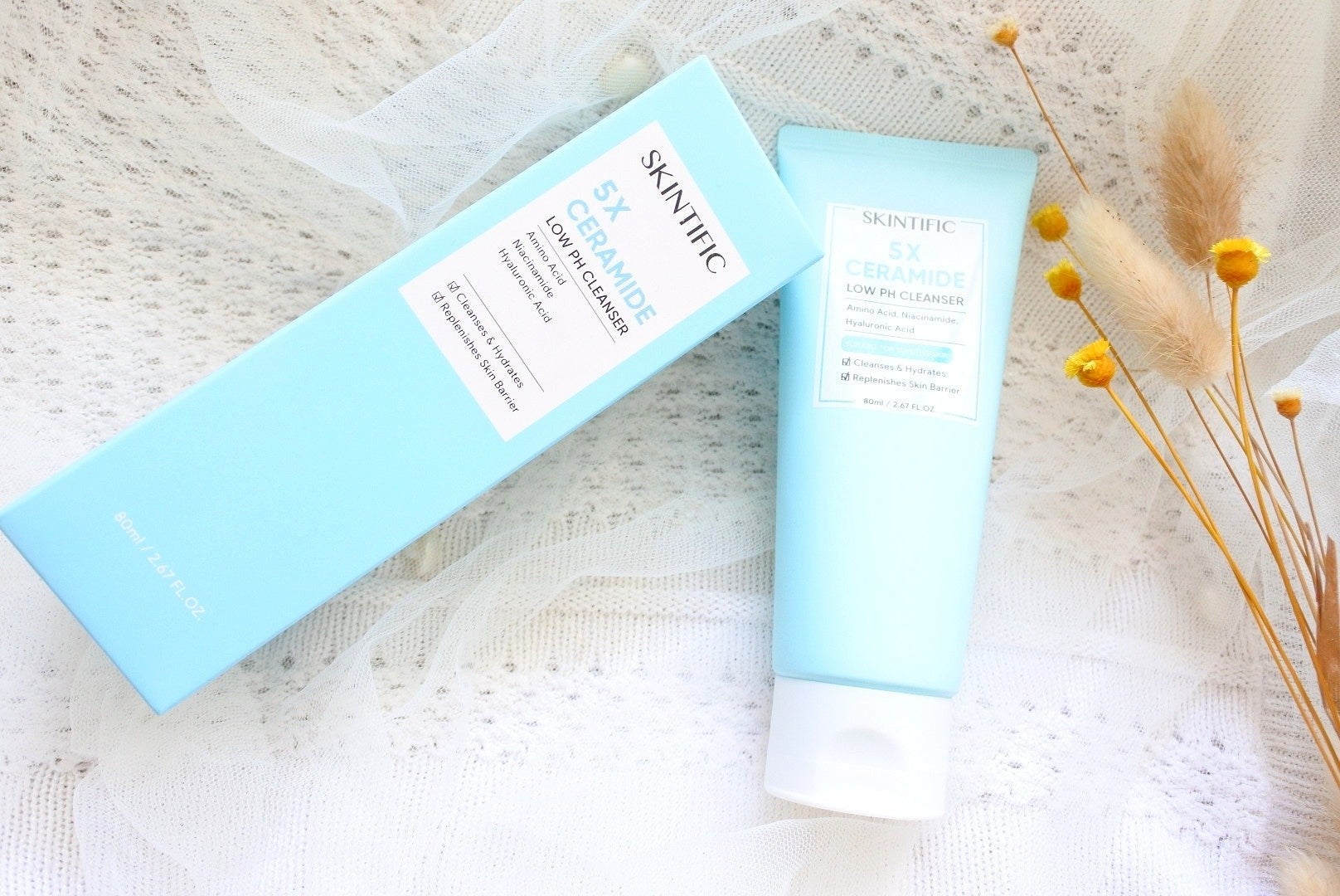 Skintific 5X Ceramide Low PH Cleanser Travel size 15ml