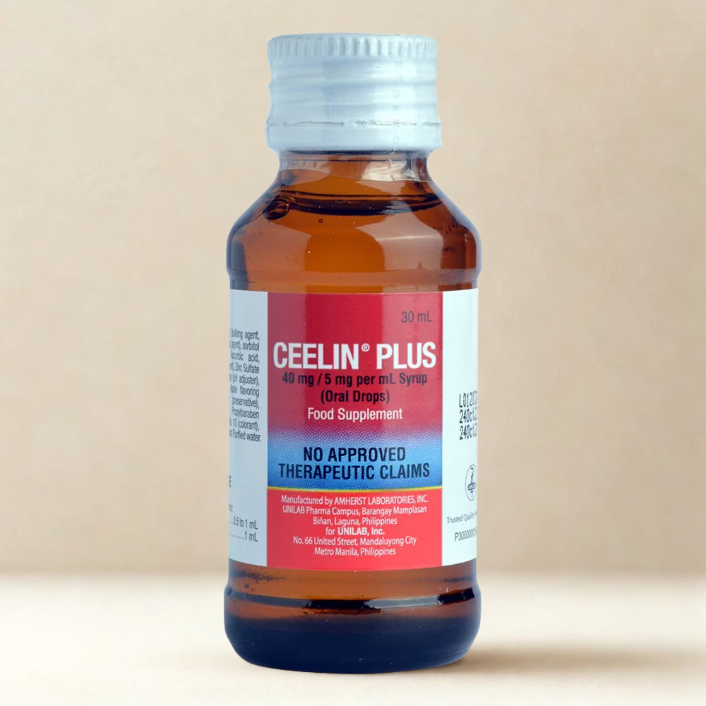 CEELIN Ascorbic Acid Zinc 40 mg/5 mg/mL Oral Drops 30 mL