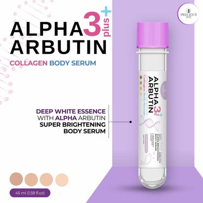 Precious Skin Alpha Arbutin Collagen Body Serum (Purple)