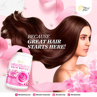 MerrySun Brazilian Hair Botox Sakura Treatment 1000ml