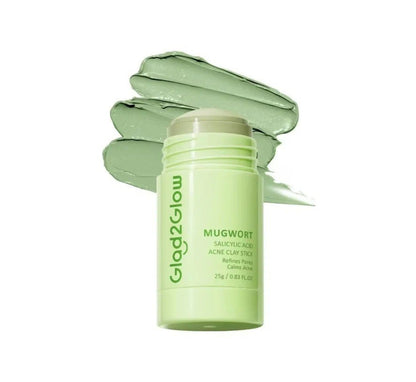 Glad2Glow Mugwort Salicylic Acid Acne Clay Stick 25g