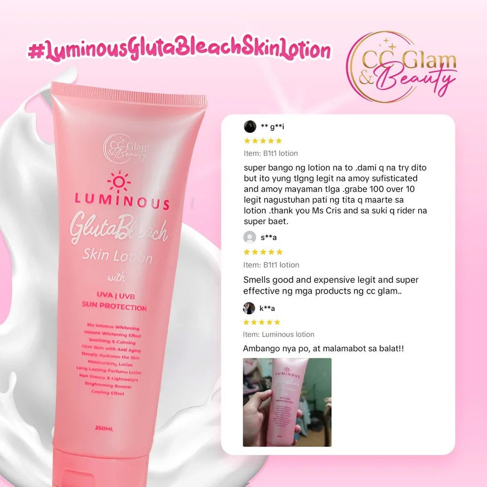 CC Galm & Beauty Luminous Gluta Bleach Lotion 250ml