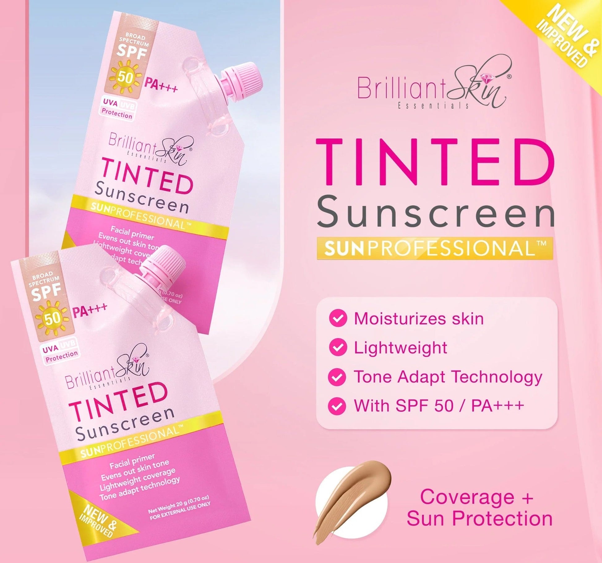 Brilliant Skin Tinted Sunscreen SPF50 PA+++ 20g