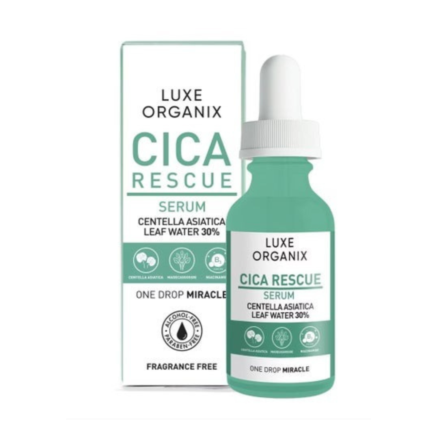 Luxe Organix Cica Rescue Calming Serum 30ml
