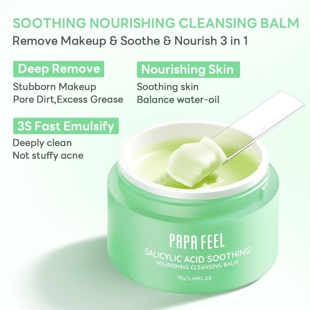 Papafeel Salicylic Acid Soothing Nourishing Cleansing Balm