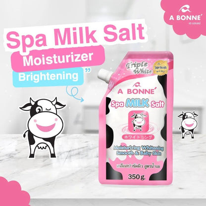 A Bonne' Spa Milk Salt Scrub Pouch 350g