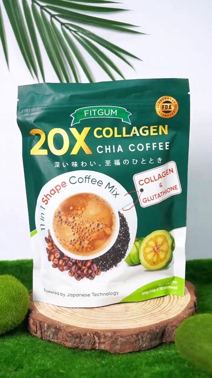 FITGUM Collagen Chia Coffee