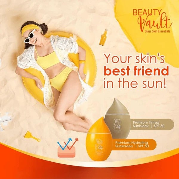 Beauty Vault Premium Tinted Sunblock SPF 50 PA+++, 50g