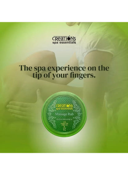 Creations Oliva Organica Massage Rub 50g