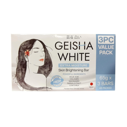 Geisha White Soap 65g x 3