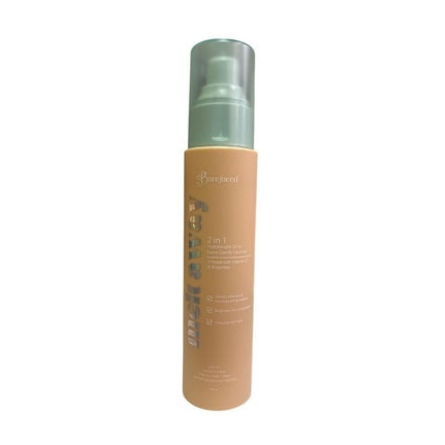 BAREFACED Melt Away 2 in 1 Hydrabright Oil To Foam Gentle Cleanser 100ml