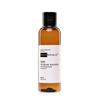 Dermorepubliq 7% Glycolic Acid (AHA) Skin Renewing Toner