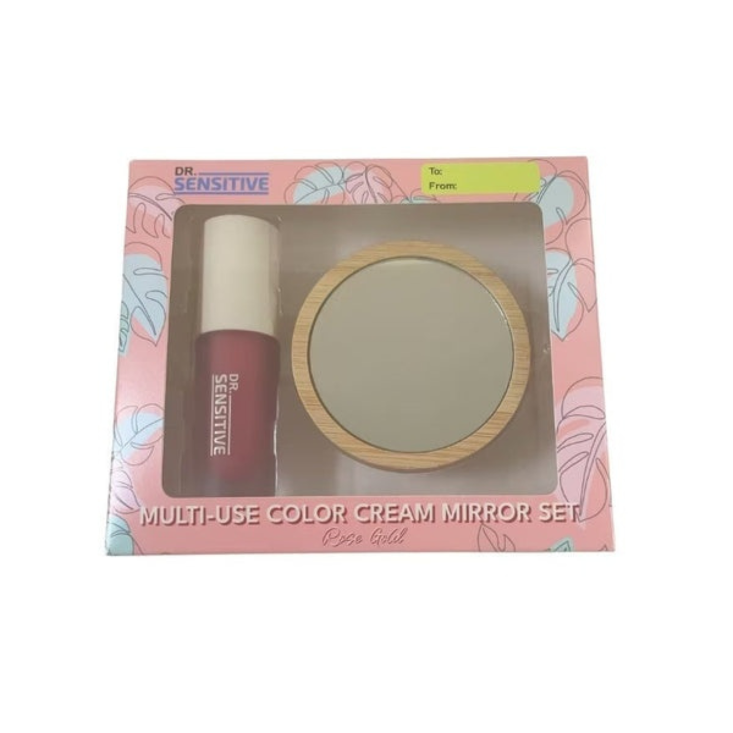 DR SENSITIVE Multi Use Color Cream Rose Gold with Mirror 5g Gift Set