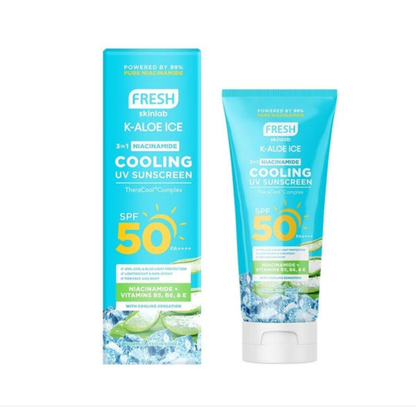 FRESH Skinlab Jeju Aloe Ice 3 in 1 Niacinamide Cooling UV Sunscreen 50ml