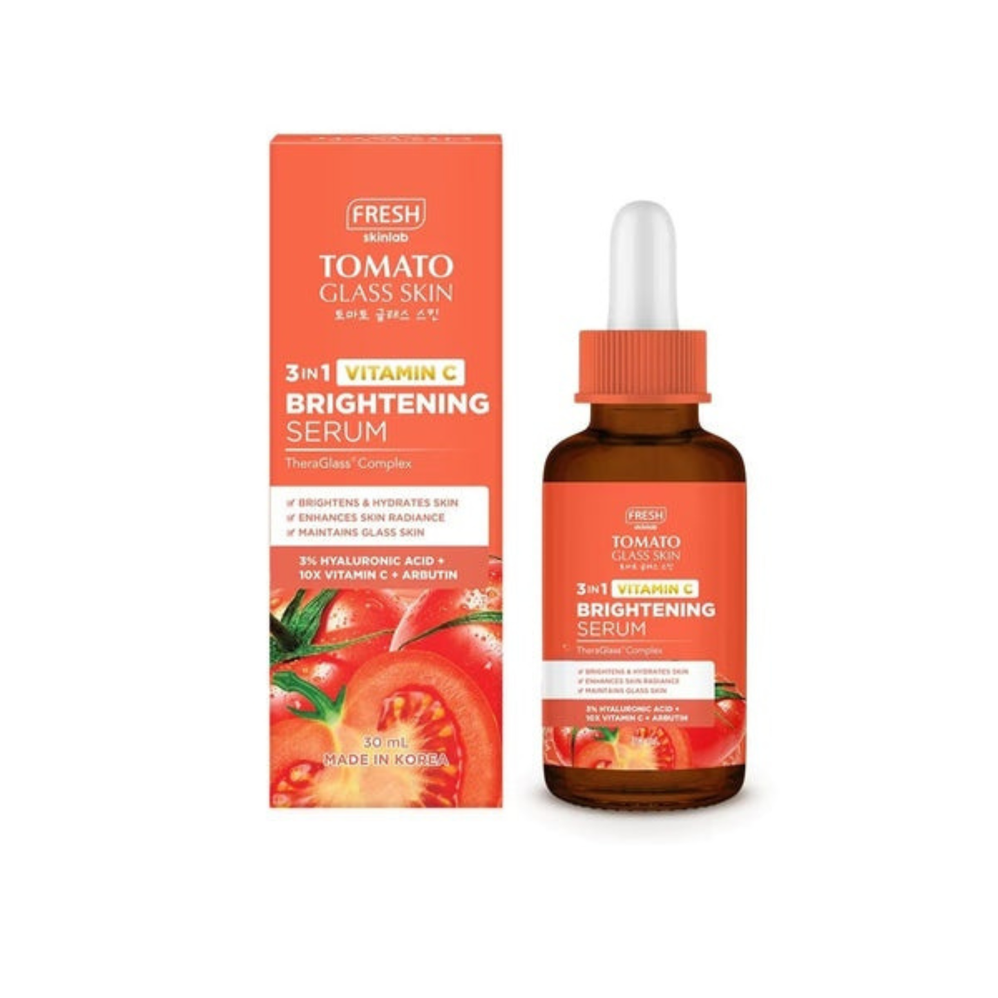 FRESH Skinlab Tomato Glass Skin 3in1 Vitamin C Brightening Serum 30 ml