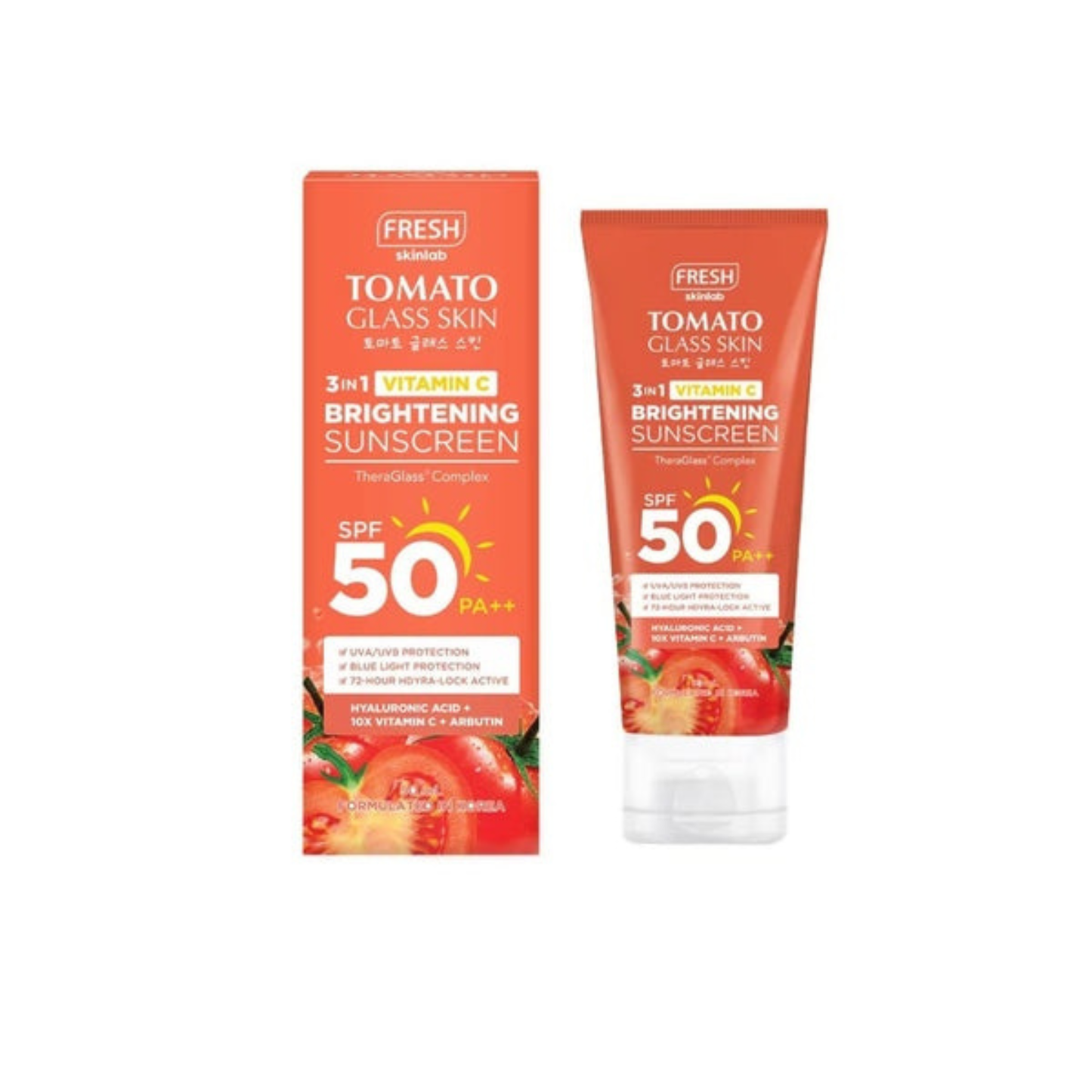 Fresh Skinlab Tomato Glass Skin Serum Sunscreen 50 mL