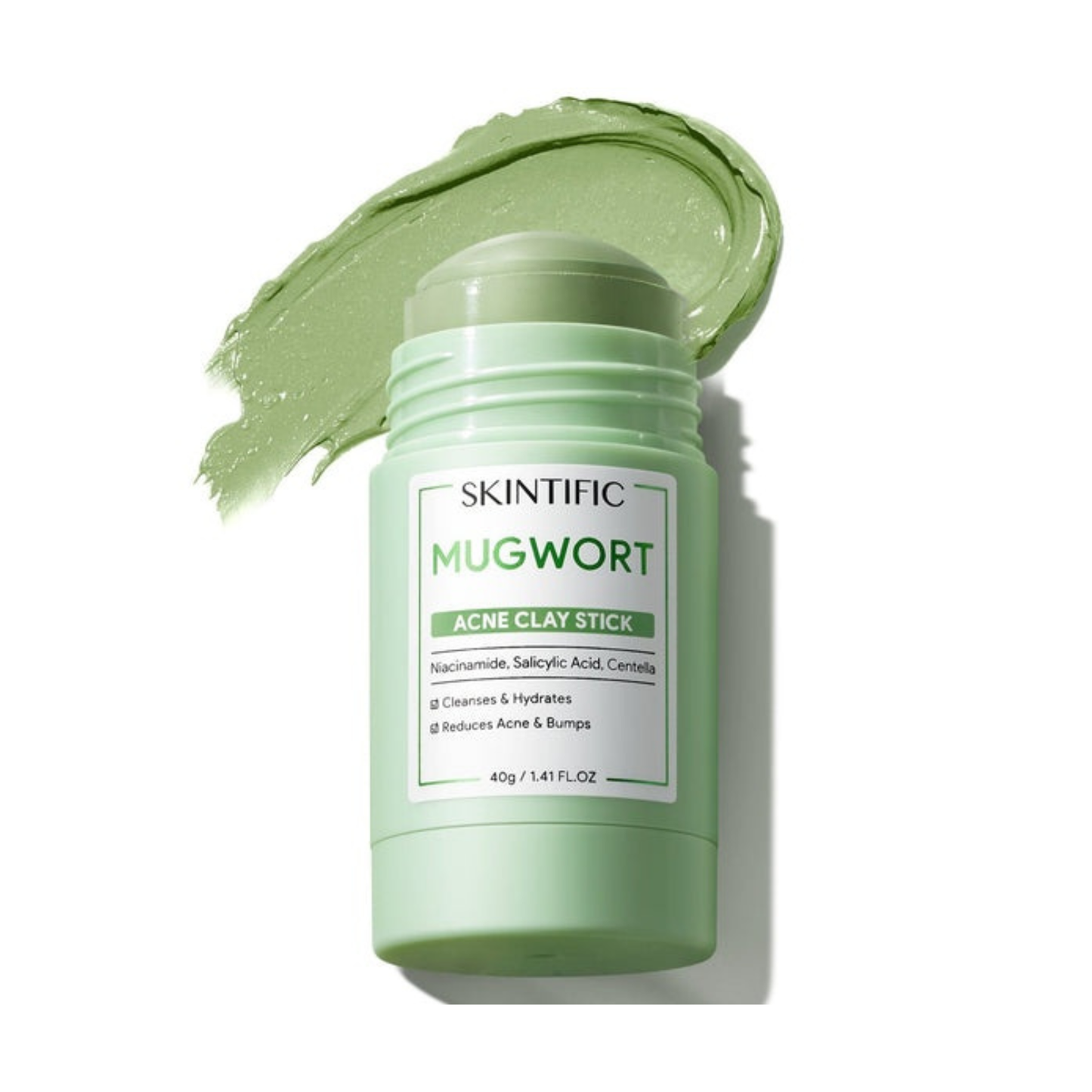 Skintific Mugwort Acne Clay Mask Stick 40g