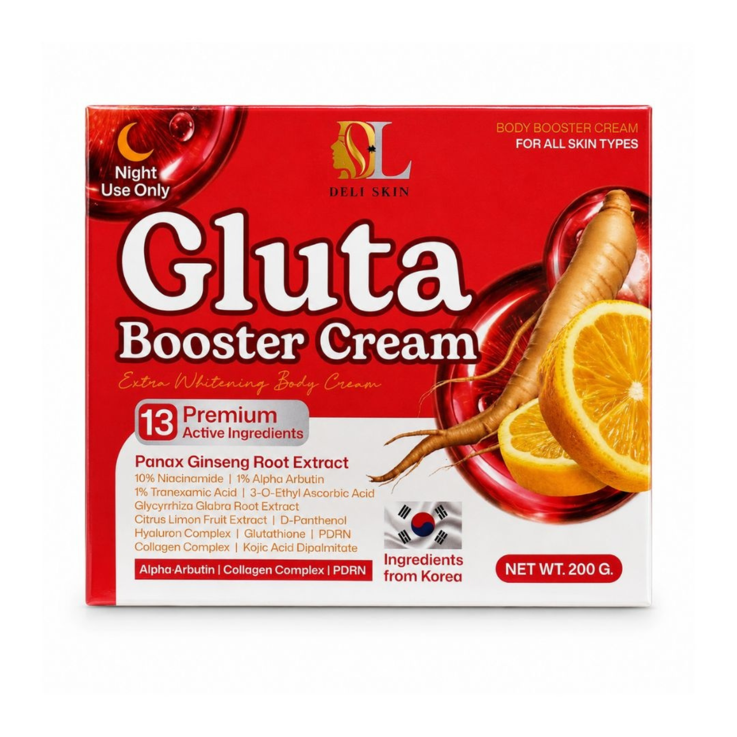 Deli Skin Gluta Booster Cream 200g