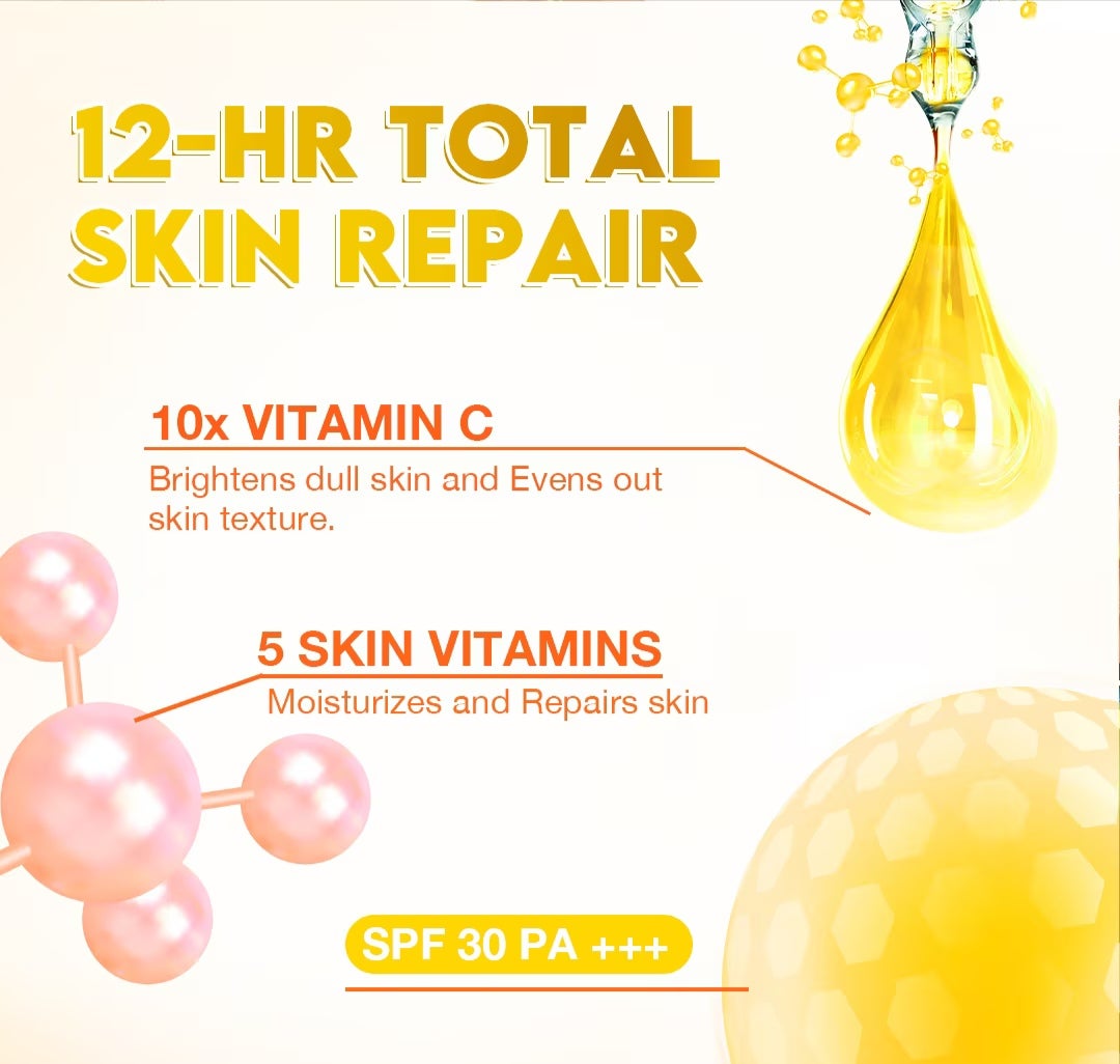 FRESH Skinlab Tomato Glass Skin 3 in 1 Vitamin C Brightening Serum Cream SPF 30 40g