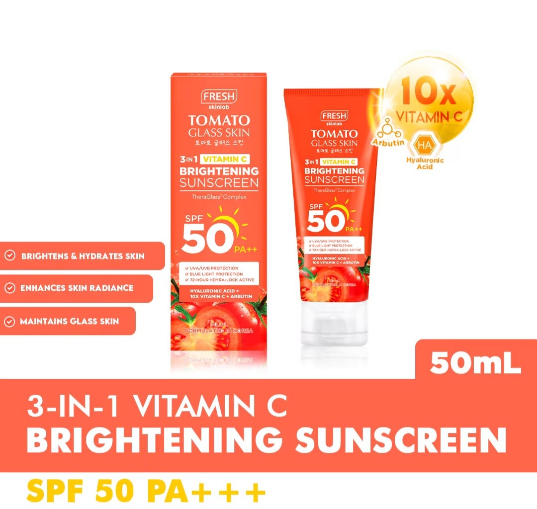 Fresh Skinlab Tomato Glass Skin Serum Sunscreen 50 mL