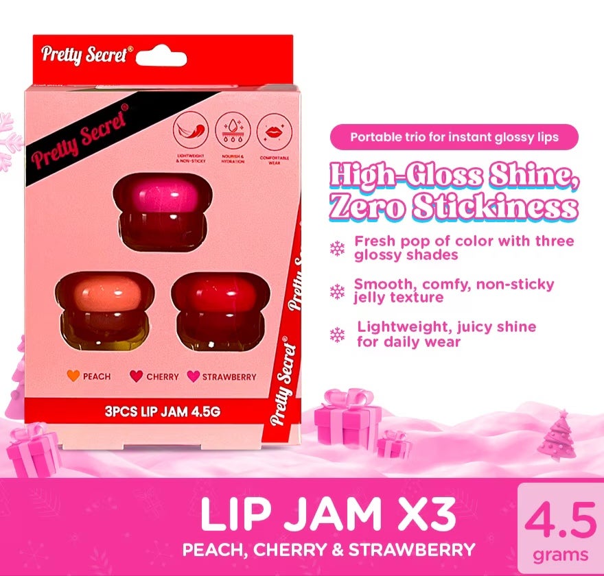 Pretty Secret Fruity Lip Jam Gift Set