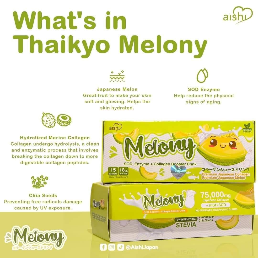 Aishi Thaikyo Melony Collagen Booster Drink 15 Sachets