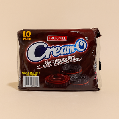 Cream O Choco Cream Filled Chocolate Sandwich Cookies 30g x 10 Packs
