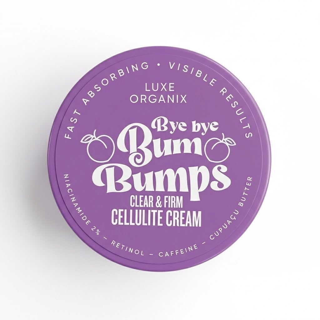 Luxe Organix Bye Bye Bum Bumps Clear and Firm Cellulite Cream 230g