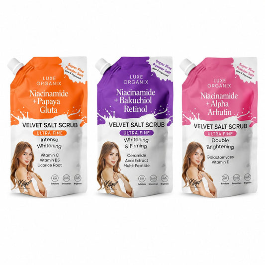 Luxe Organix Niacinamide Salt Scrub 300g