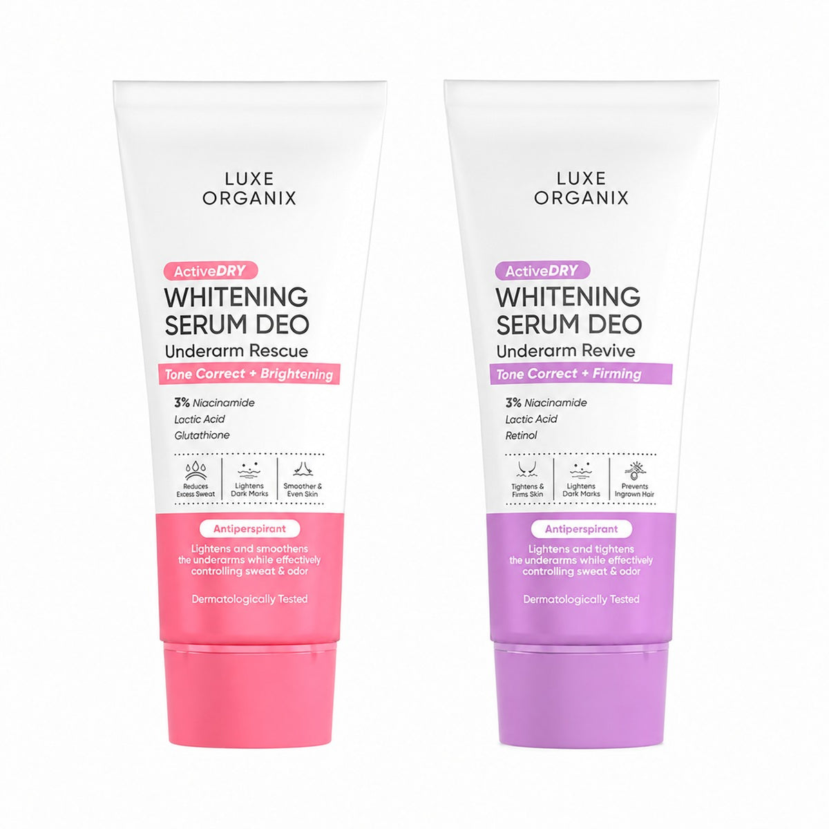 Luxe Organix Active Dry Whitening Serum Deodorant 50g