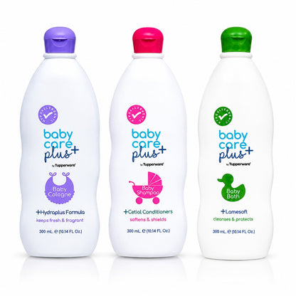 Baby Care Plus Milk Bath, Shampoo & Cologne 300ml