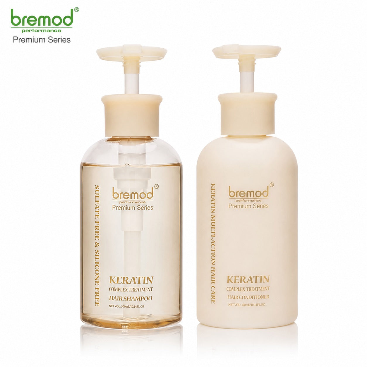 Bremod - Premium Series - Keratin Complex Treatment Conditioner & Shampoo 350ml