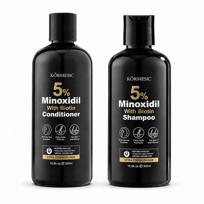 Kormesic Minoxidil Hair Growth Shampoo & Conditioner 300ml