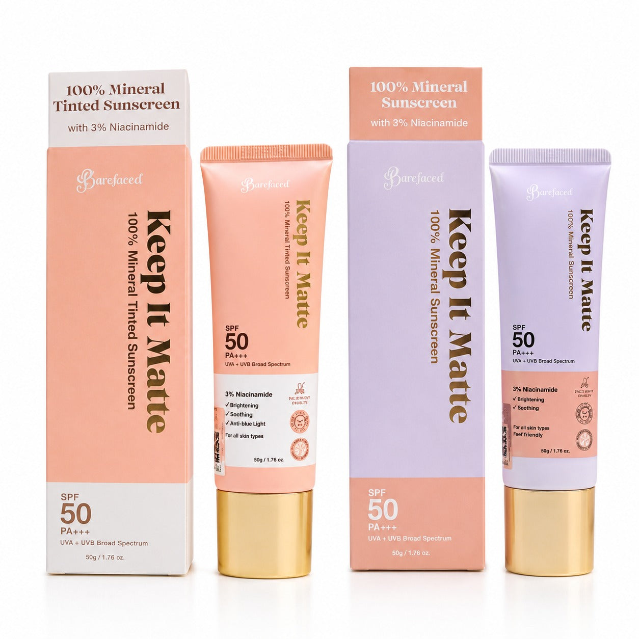 Barefaced Keep It Matte 100% Mineral Sunscreen