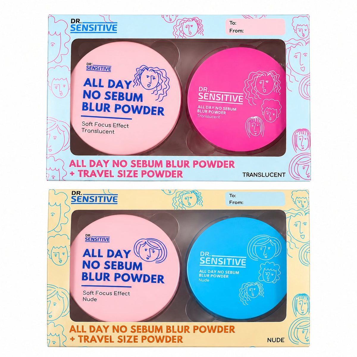 DR SENSITIVE All Day No Sebum Blur Powder