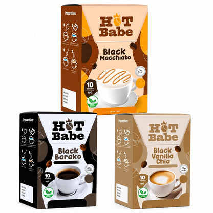 Hot Babe Powdered Drinks 10 Sachets x 180g