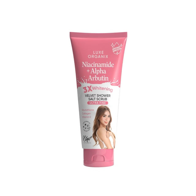 Luxe Organix Velvet Shower Salt Scrub 320g
