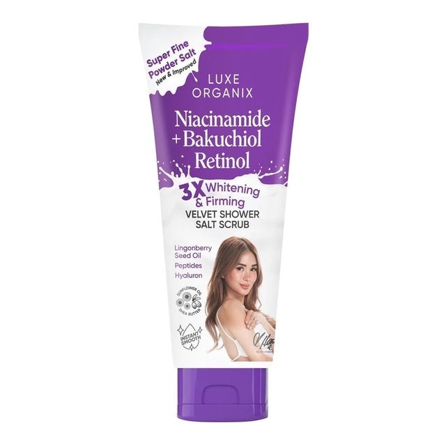 Luxe Organix Velvet Shower Salt Scrub 320g