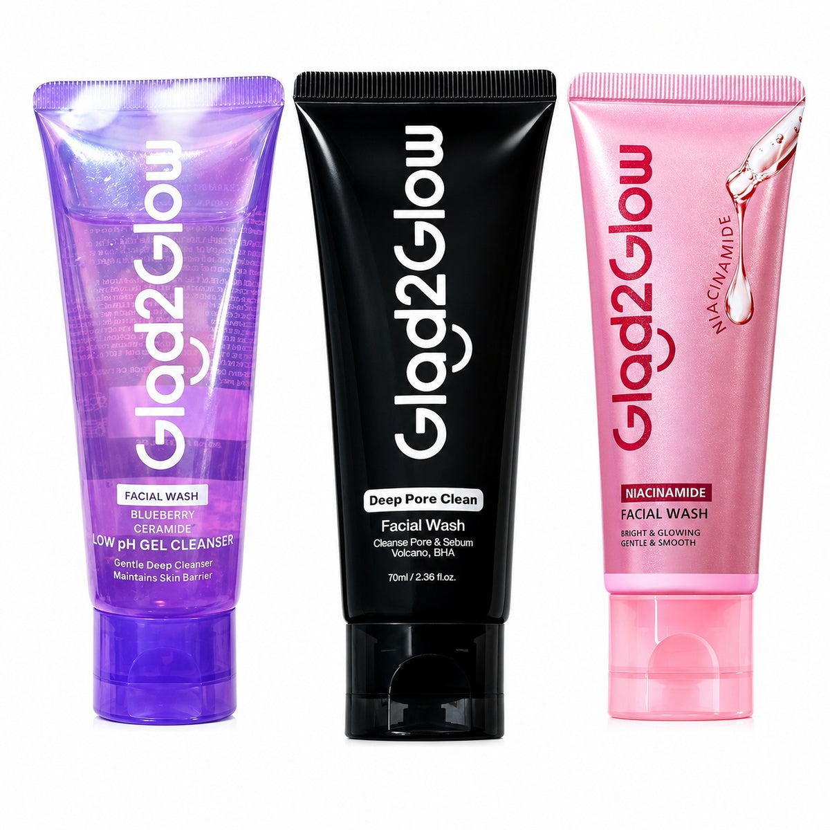 Glad2Glow Facial Wash 70ml