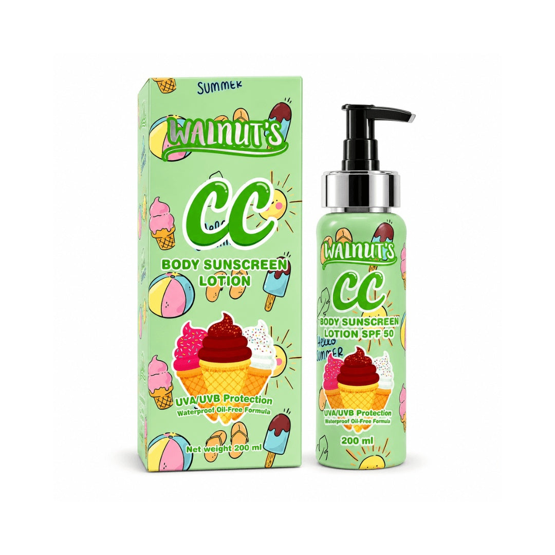 Walnuts CC Body Sunscreen Lotion 200ml
