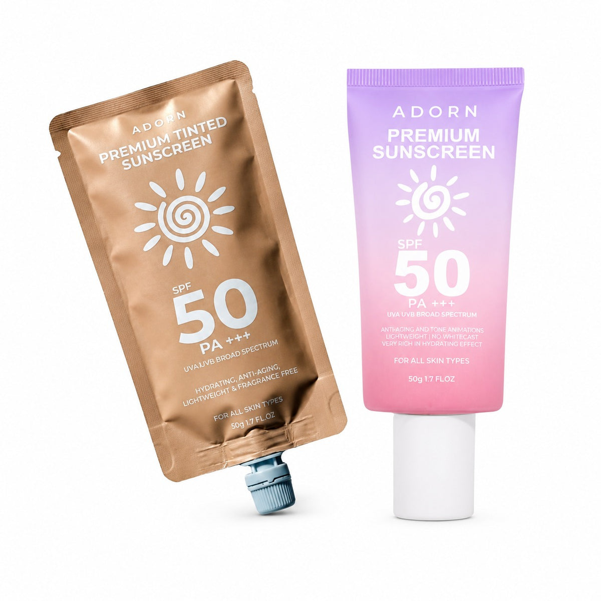 Adorn Premium Sunscreen SPF 50 - 50g