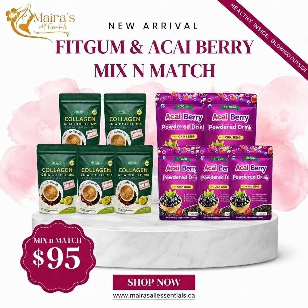 Fitgum Coffee 5's & Acai Berry 5's Bundle