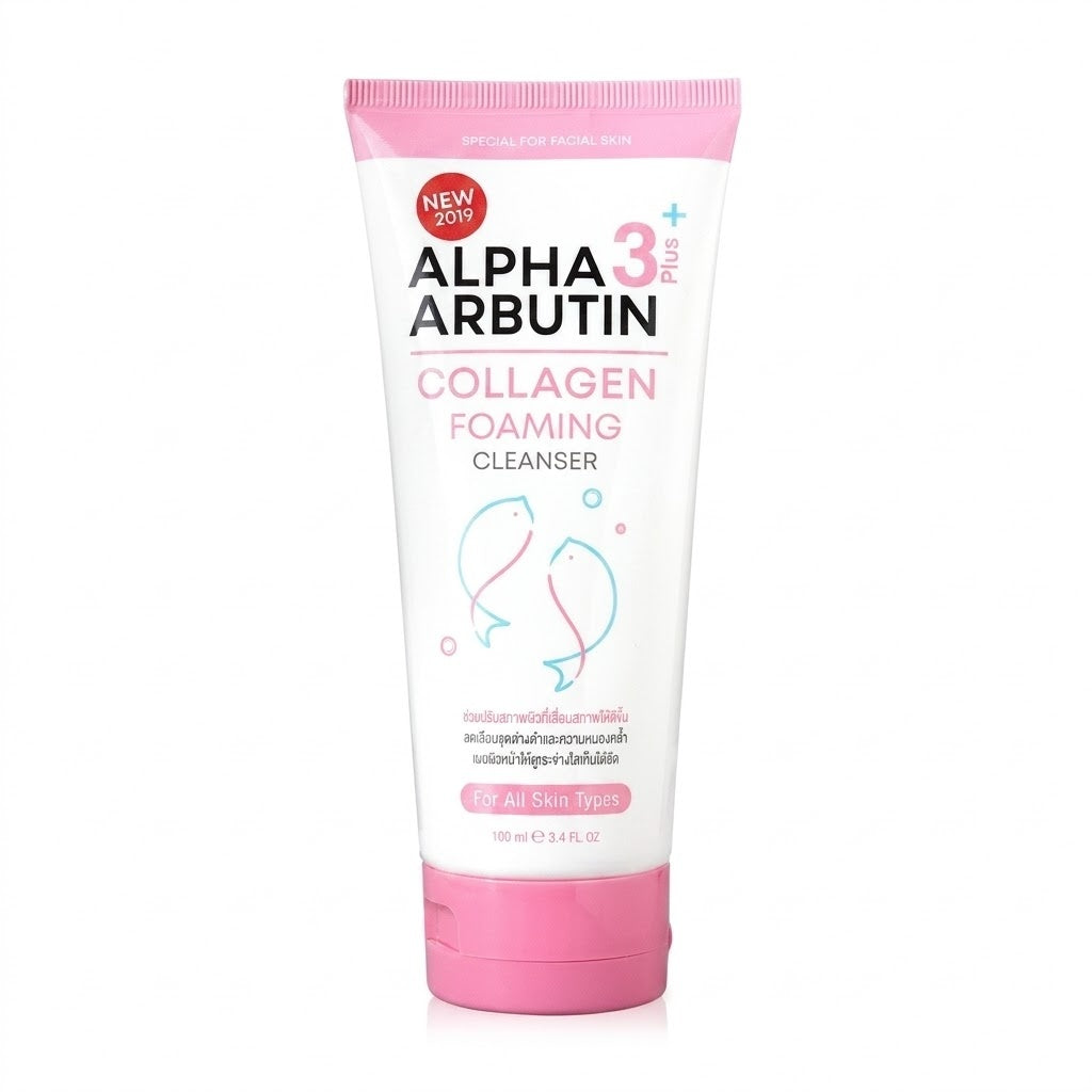 Alpha 3 Plus Arbutin Collagen Foaming Cleanser 120g