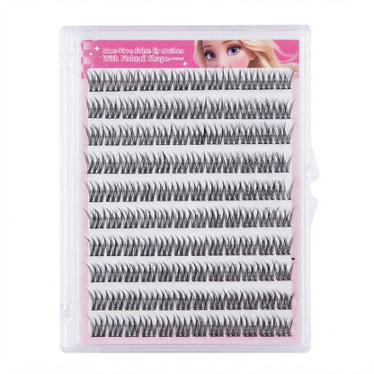 BQI 100-120 Cluster Fale Eyelashes Self Adhesive Softer Lashes