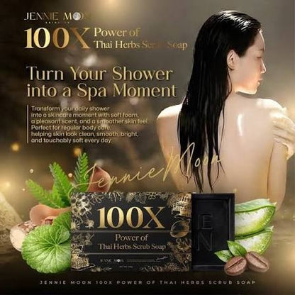 Jennie Moon 100X Power Of Thai Herbs Scrub Soap 180g