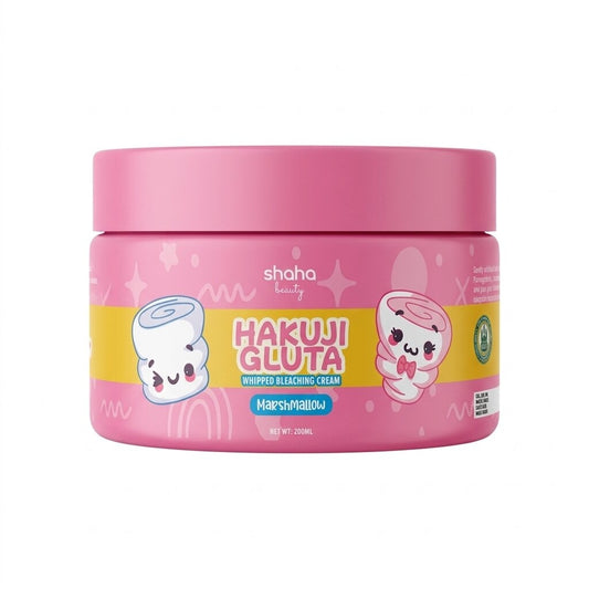 Shaha Beauty Hakuji Gluta Marshmallow Whipped Bleaching Cream 200ml